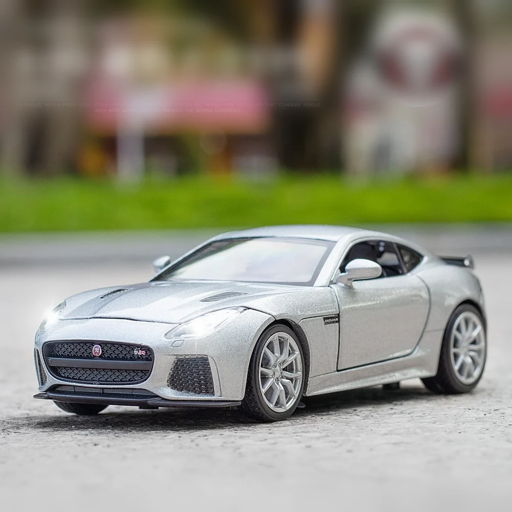 

F-TYPE SVR Supercar rформы/Мотор/автомобили/велосипеды RMZ city 1:32 Коллекционная модель из сплава изысканные Литые и игрушечные автомобили