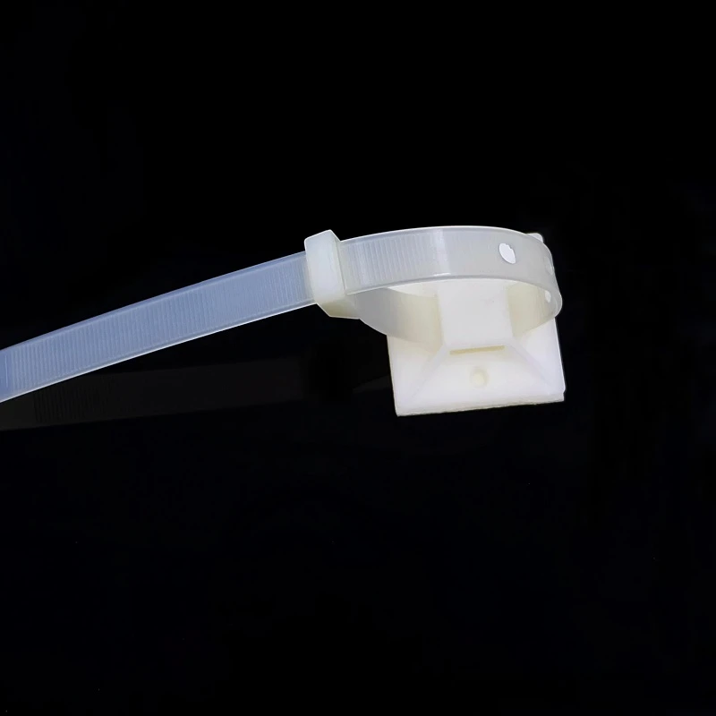 Nylon Cable Ties Cable Ties Cable Tie Nylon Zip Ties Cable Mount Holder Cable Tie Mount 20/300pcs Cable Tie Mount Zip Ties Car Wire Removable Wall Holder Clip Clamps Fixing Seat Yellow Glue Self Adhesive Cable Base