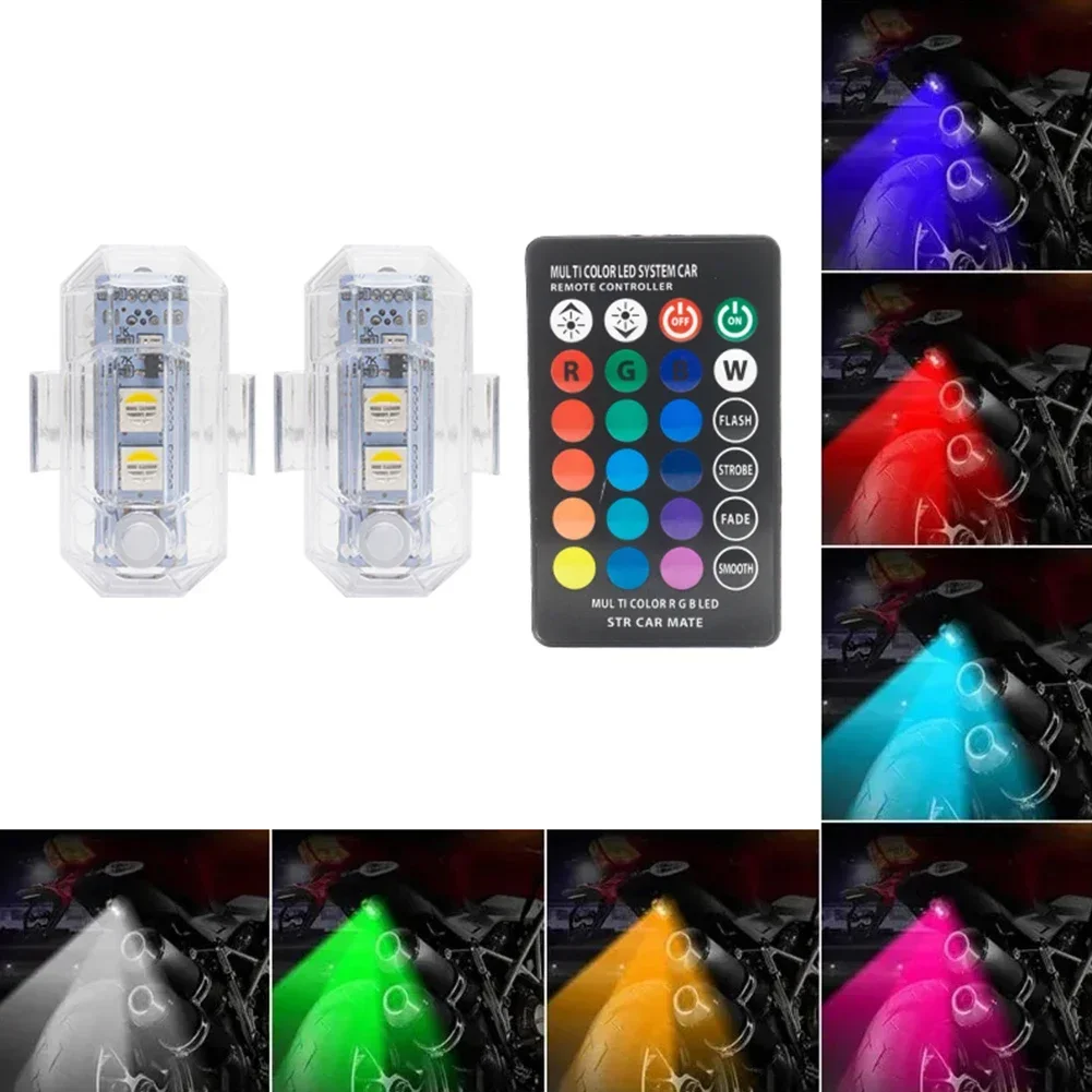 Feu Stroboscopique LED pour Drone, 1/2/4 Lumières avec Télécommande
