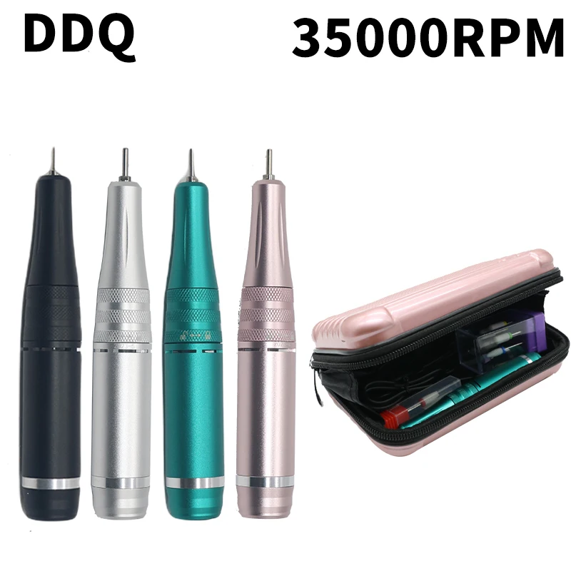 

DDQ Electric Nail Drill 35000RPM Professional Electric Nail File Kit for Acrylic Gel Nails Manicure Pedicure Home Use