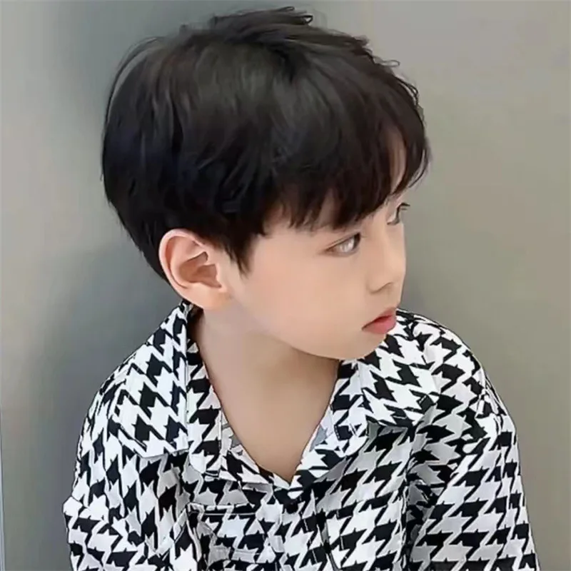 Children's Wig Short Hair Korean Baby Boy Toupee Headwear