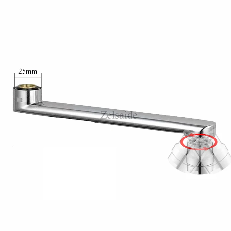 1518202225303540cmstainlesssteelkitchenfaucetextensionpipe