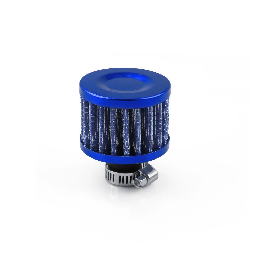 Car Air Filter Vent Crankcase Breather Filter Valve Stem Covers 12mm Universal Cold Intake