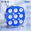 [JudyCube] QiYi Clock Lilac Puzzle Qiyi Magnetic Clock Qiyi Chuanshi Clock Cube Puzzle Speed Magnet Clock Educational Toys Gift 2