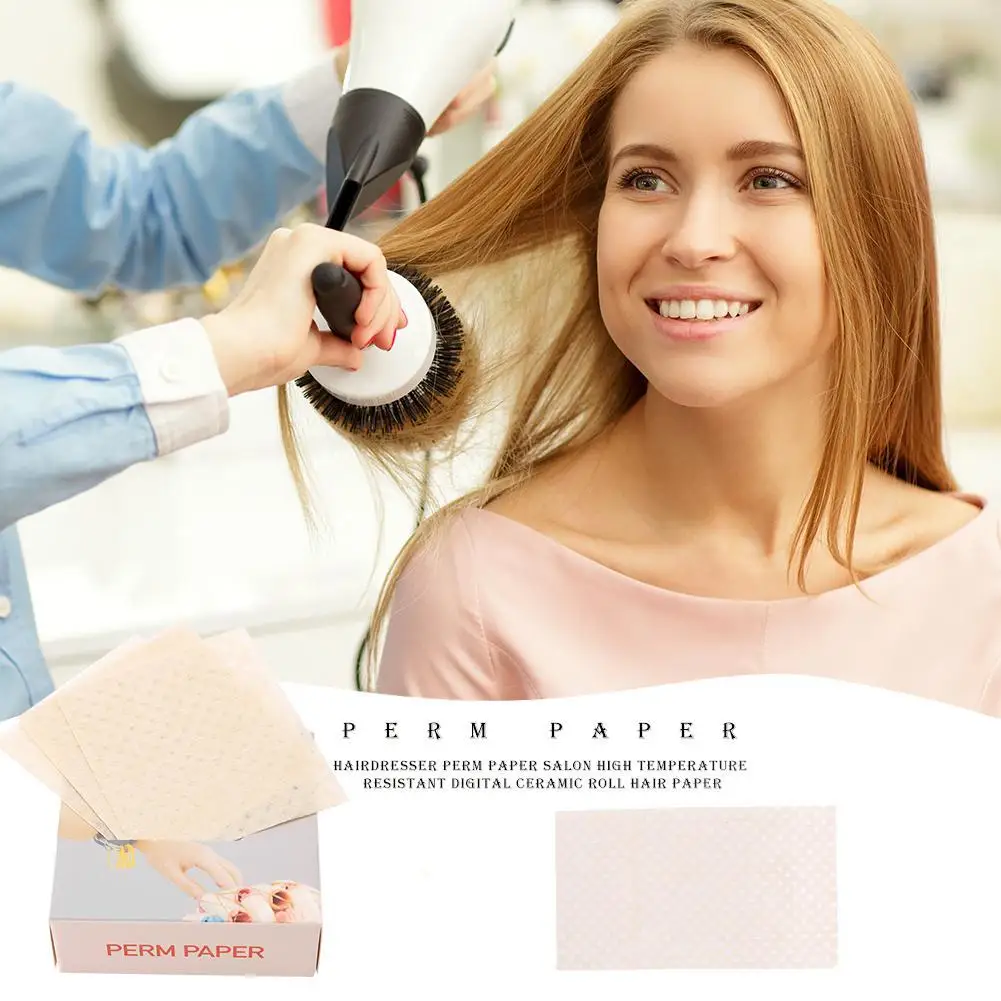 Hair Perming Dyeing Paper End Wraps Disposable Tissue for Salon Use
