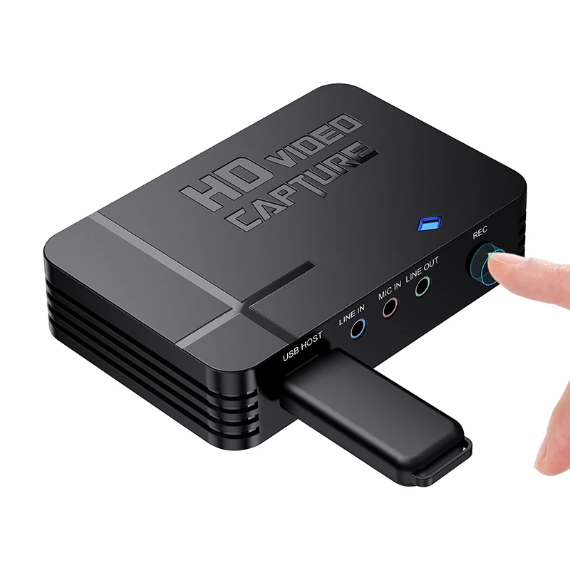 288P HDMI AV Video Capture Card 1080P Recording Loop Analog To Digital Video Rec