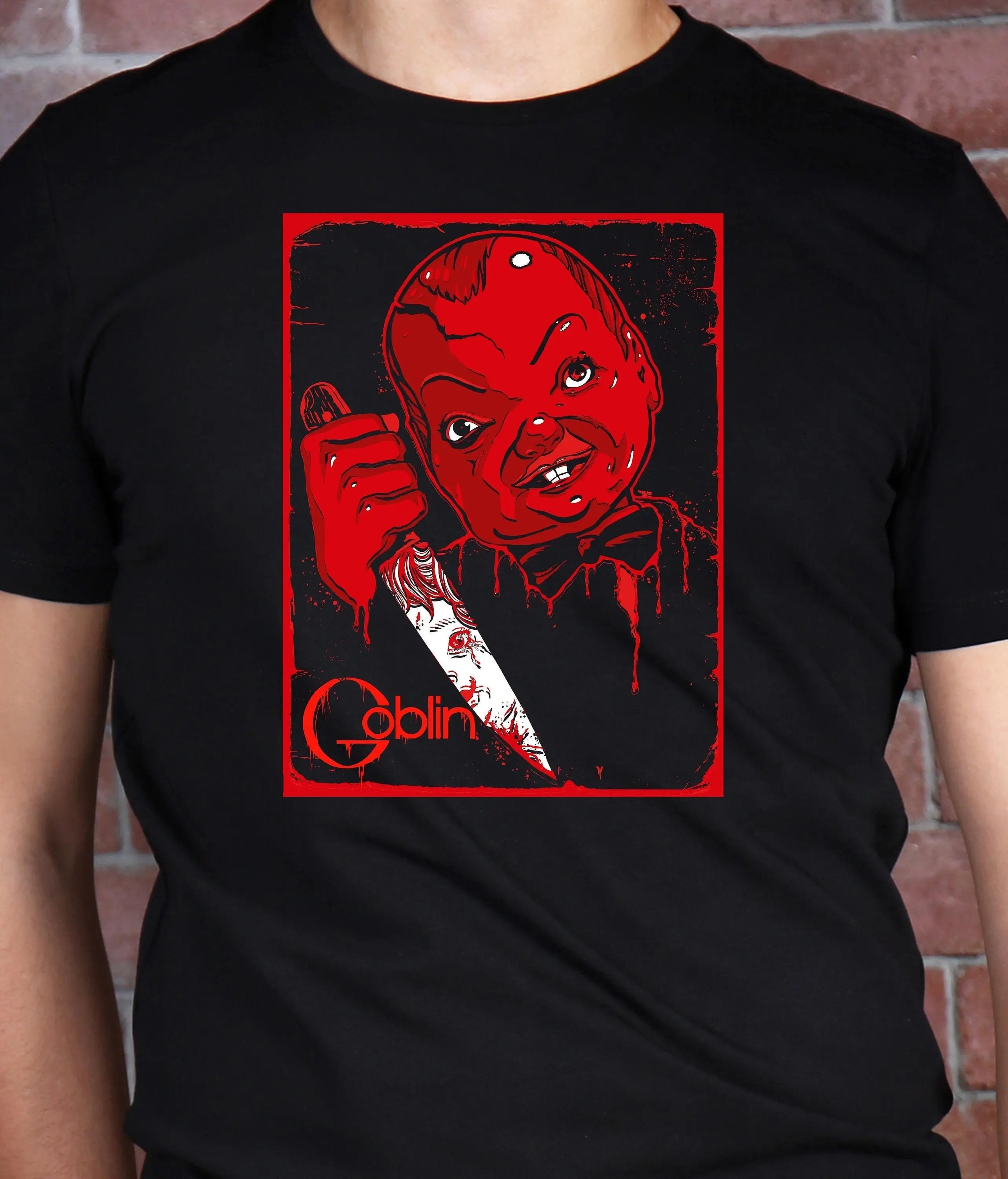 Maglietta Goblin Unisex Giallo Deep Red Dark Italian Horror