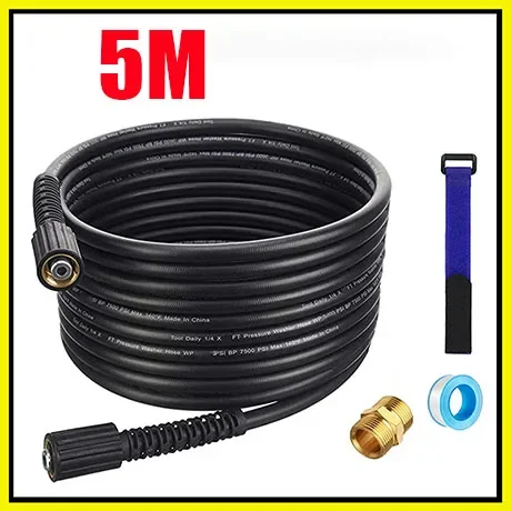 Tuyau Nettoyeur Haute Pression SaiDuoDuo - 15m M22 14mm - Remplacement Universel