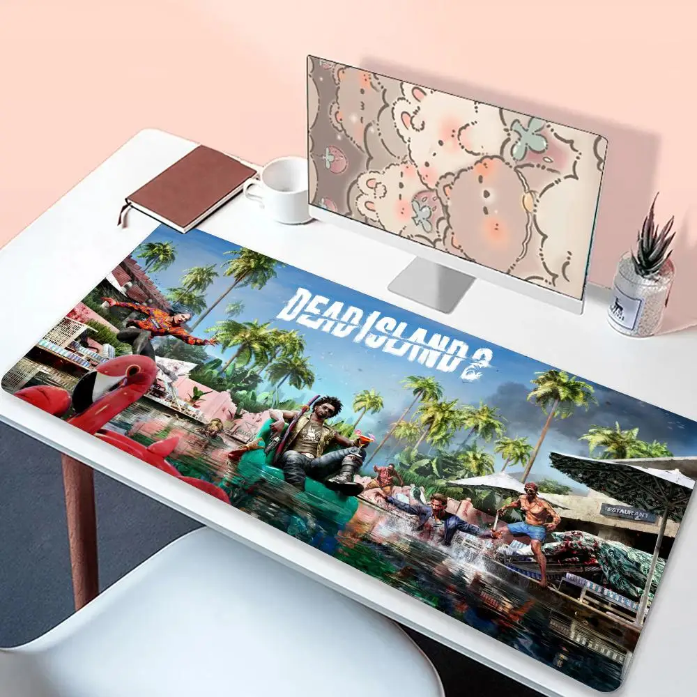 Post-Apocalyptic Horror Survival Game Dead Island 2 Mouse Pad Non-Slip Rubber Edge Pc Gaming Locking Mousepads Game Play Mats Escritorio For Notebook 