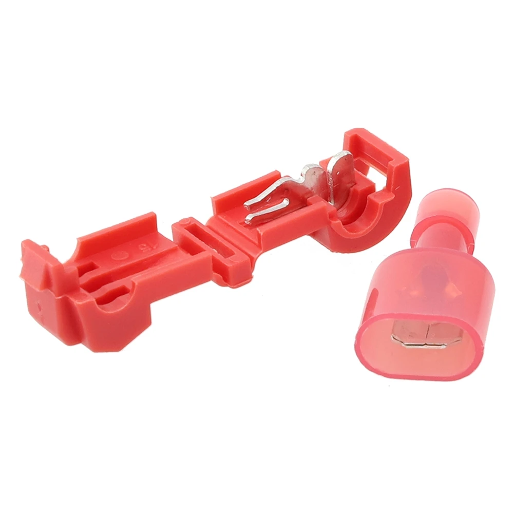 

Convenient Quick Splice Wire Connector Terminals Easy And Safe Wire Splicing For Flexible Lines Red+Blue Color