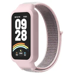 Breathable Nylon Loop Strap - Comfortable Replacement Band for Fitness Trackers (Silty sand color)