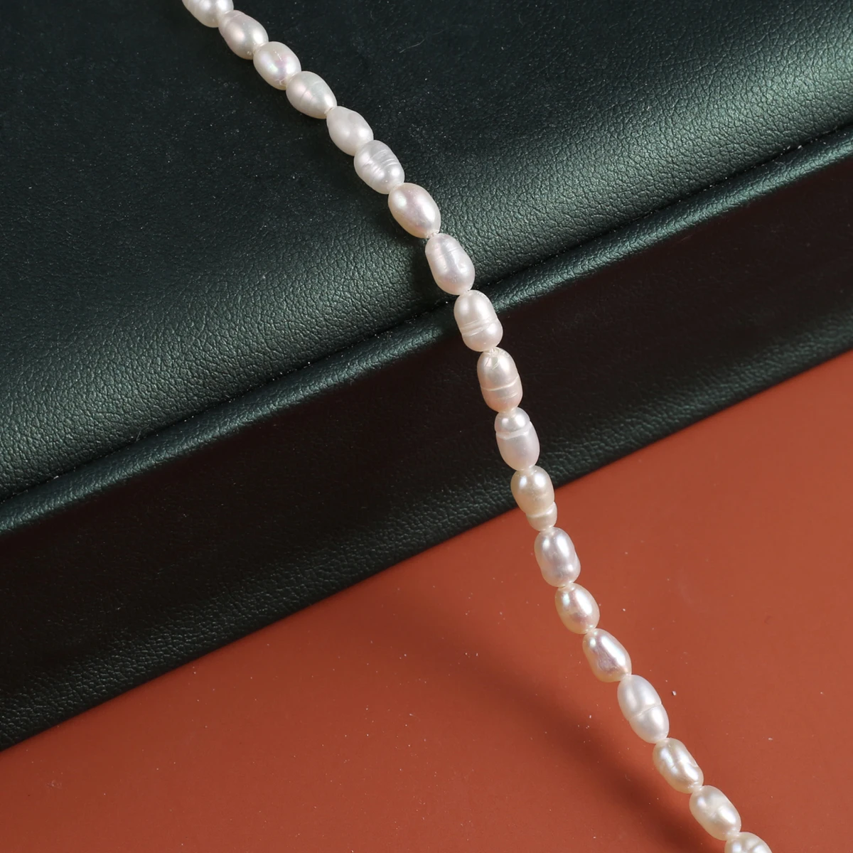 3-3.5mm Natural Pearl Beads Loose Spacer Rice Bead for Jewelry Making Diy Women Elegant Necklace Bracelet Accessory
