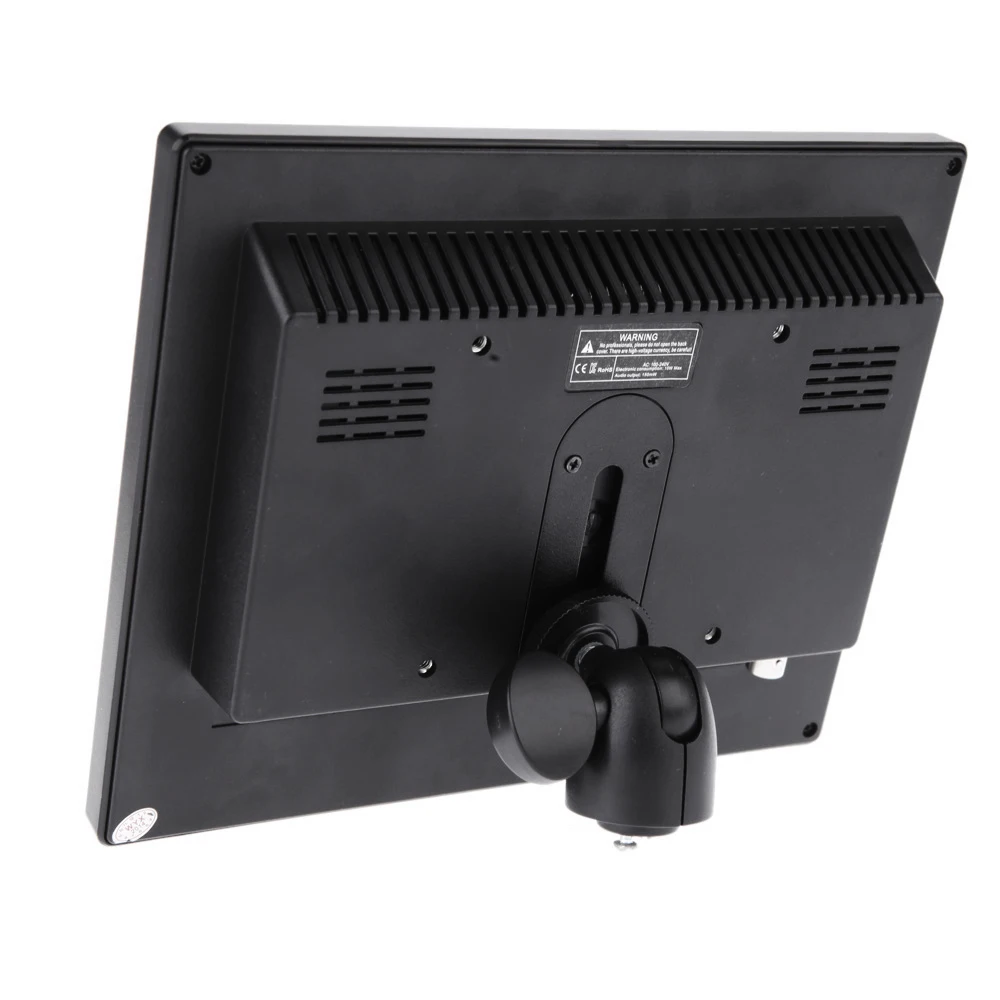 8 Inch TFT LCD Color Video Monitor CCTV Monitor Screen VGA BNC AV Input for PC CCTV Security Remote and Stand Rotating Screen monitor for cctv