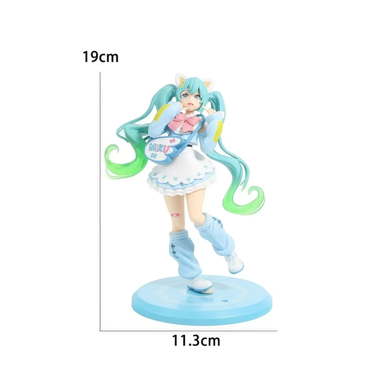 Miku Themed Decorative Statue Set - Detailed Character Display Ornament for Tabletop Decor & Hobby Collection
