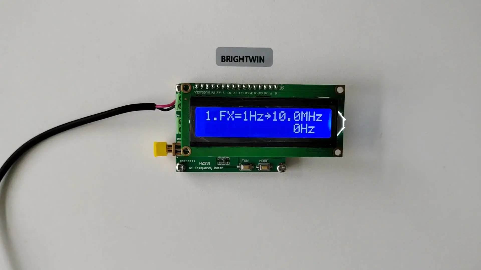 1Hz - 7.3GHz Microwave Frequency Counter Radio RF Frequency Meter