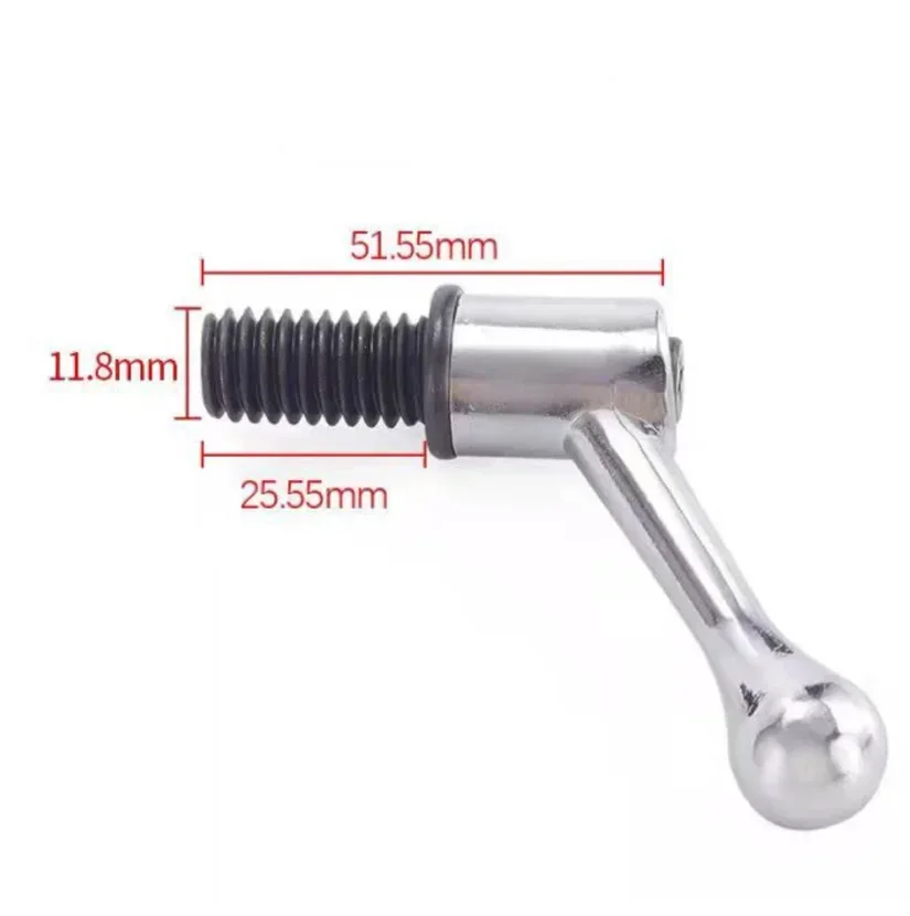 Turret Milling Machine Accessories M8 Milling Machine Handle Spindle Locking Handle Screw M12 M1/2 Workbench Adjustable milling machine tools