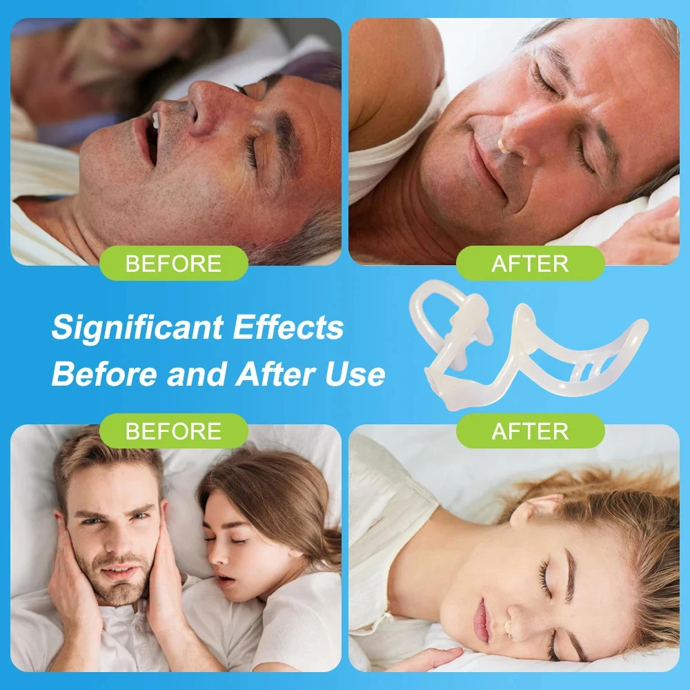Nose Dilator Nasal Silicone Nose Clip Anti Snoring Easy Breath Preventing Snoring Help Breathe Devices Improve Sleeping