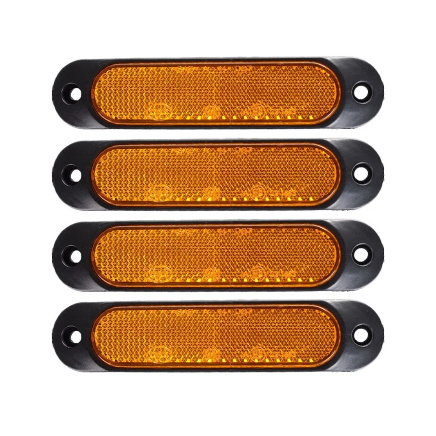 

4Pcs 27 LED Side Marker Light Clearance Lamp Caravan Car Lights for Truck Trailer Tractor Lorry Pickup