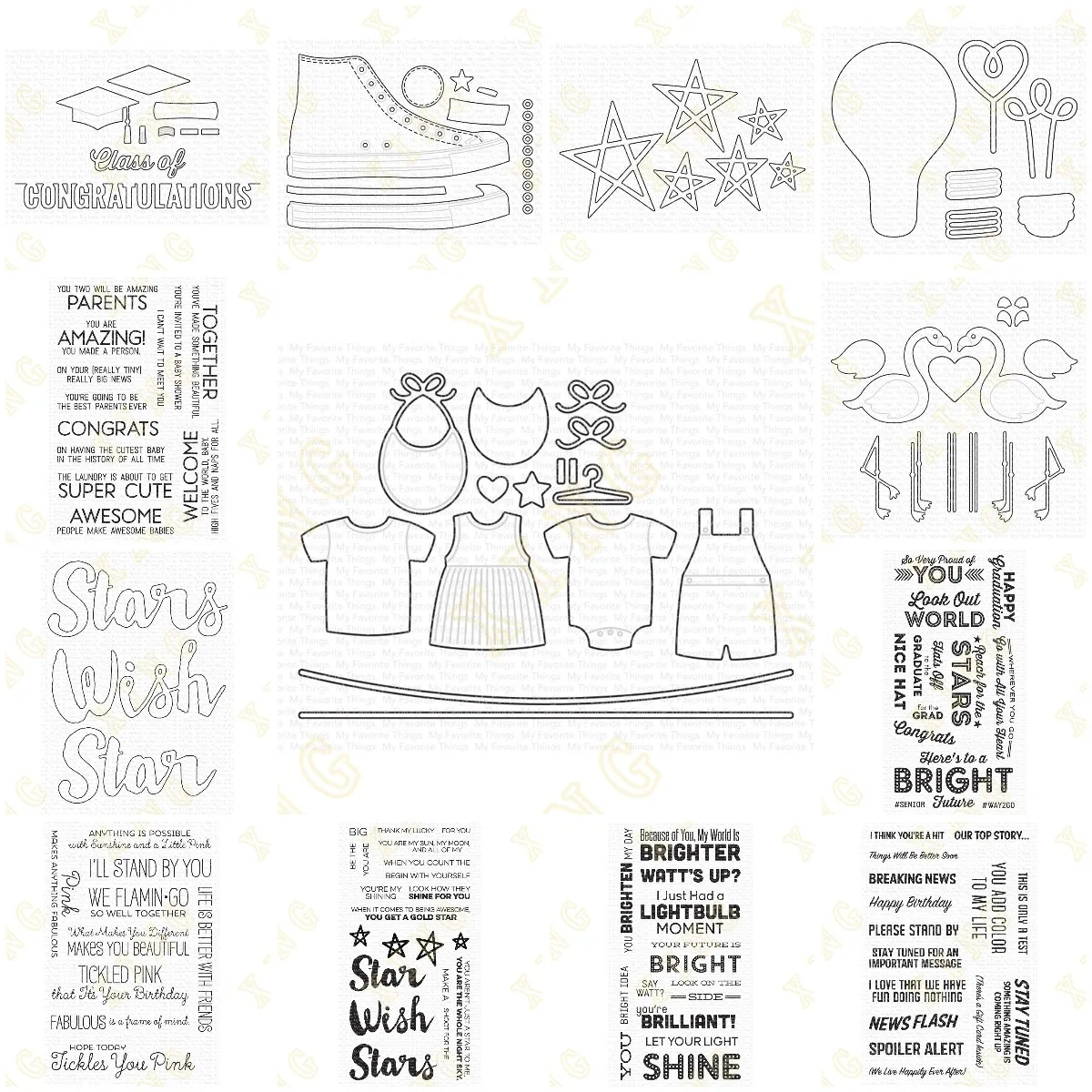 New Stars Wishes Happy Graduation Metal Cutting Dies Timbri In Silicone Scrapbooking New Make Photo Album Card Goffratura Di Carta Fai Da Te