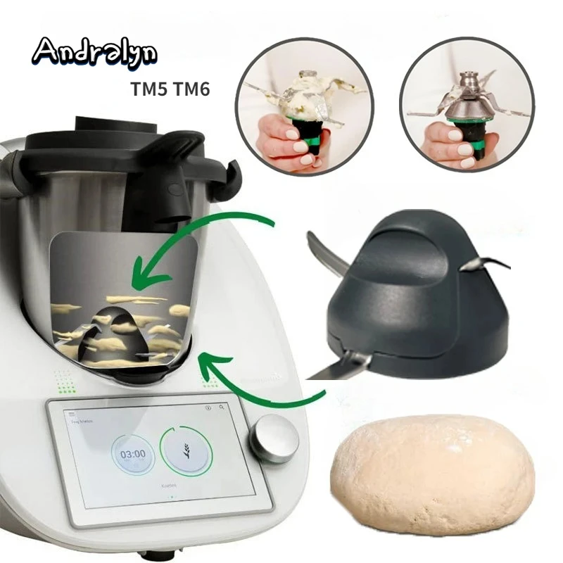 

FOR Thermomix TM5 TM6 mixer blades dough kneading head seam protection from dough dirt Thermomix accessories Kitchen gadgets