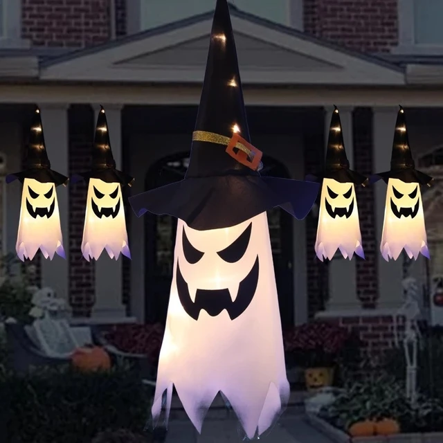 Guirlande 8 Ampoule LED son et lumiere 2.4m - decoration halloween