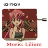 Anime Elfen Lied Yellow Wood Handed Music Box, Lilium Musical Customize Color Printed Gift Kid Birthday Festival Lovely Souvenir 6