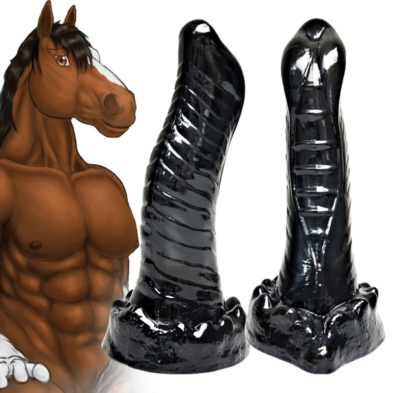 

Super Huge Horse Animal Dildo Big Buttplug Fake Penis Giant Monster Cock Dick Female Masturbator Sex Toy For Women Lesbian