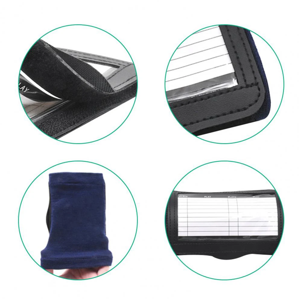 Wristband With Visual Strategy Board 6.7x4.3inch Trainer Strategy Board Kit Trainer Tool Clipboard For Football Training