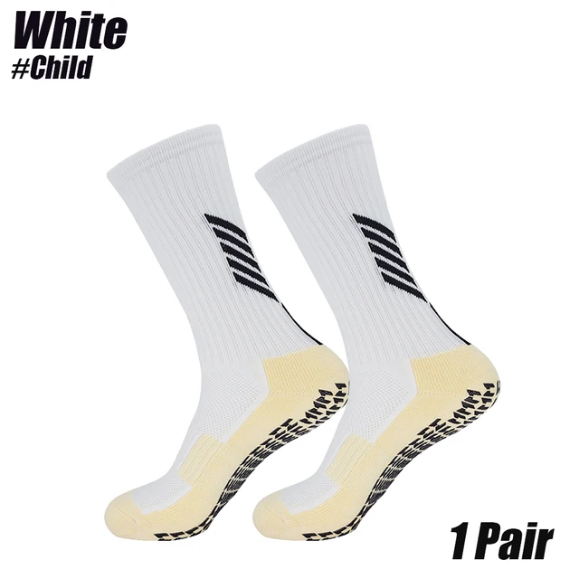 6 Packs Men's Soccer Socks Anti Slip Non-Slip Grip Pads For Football