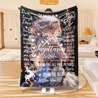 Sagittarius Inspirational Super Soft Blanket - Perfect for Astrology Enthusiasts, Stylish, Comfortable,and Ideal for Gift Giving 1
