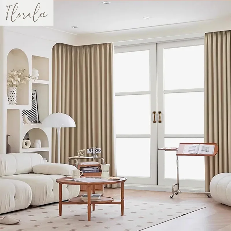 Thick Thermal Insulation Winter Warm Curtains for Living Room Bedroom Windproof Soundproof Sandwich Cotton Curtain Custom Home 4