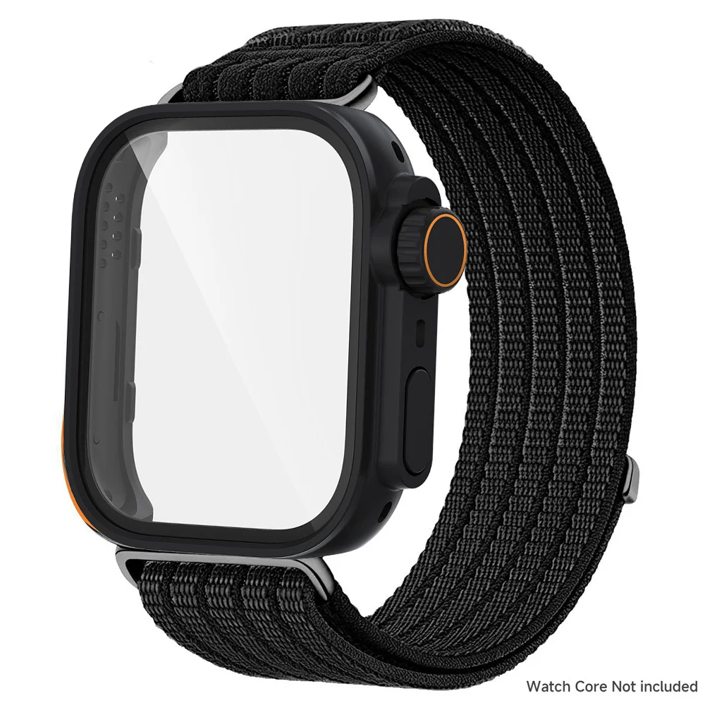 Nylon Band Bracelet with Bumper Frame Protector and Glass Screen Guard