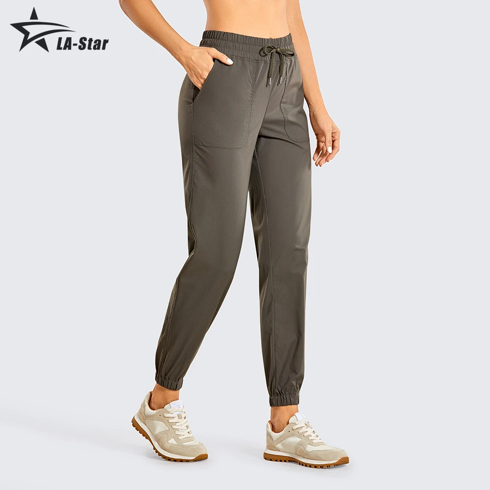 Women's Lightweight Casual Joggers Athletic Drawstring Lounge Pants