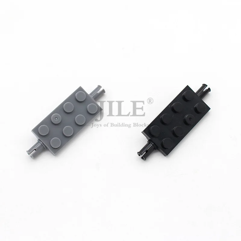 Moc 기술 플레이트 벽돌 수정 된 자동차 바퀴 홀더 축 핀 DIY 크리 에이 티브 빌딩 블록 호환 조립 부품