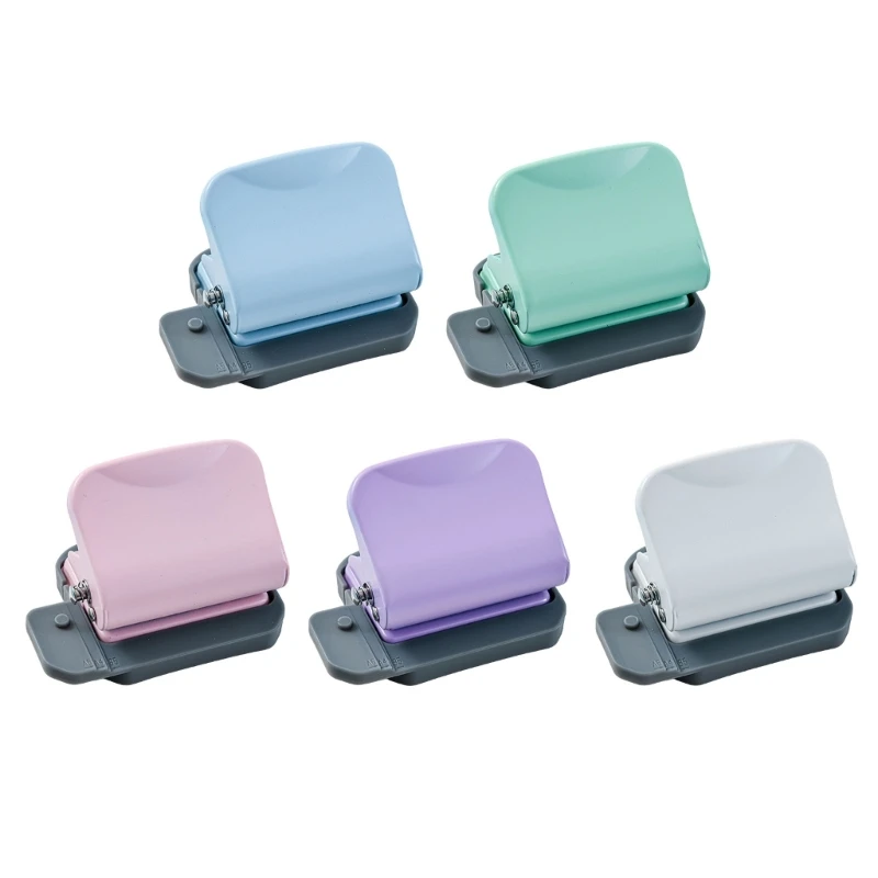 

6 Hole Puncher Paper Tool Round Hole Puncher 10 Sheet Capacity for Binders
