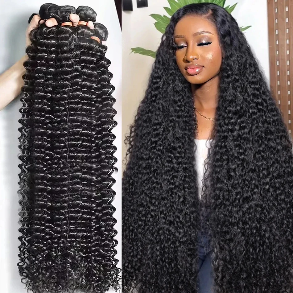 100% Human Hair Bundles human hair extensions 2 3 4 5 Pcs Brazilian Remy Human Hair Raw For Black Women