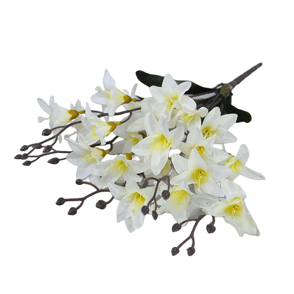 

1 Bunch Artificial Flowers Fake Silk Flowers DIY Floral Bouquets Flower For Handmade Wedding Party Home Decoration