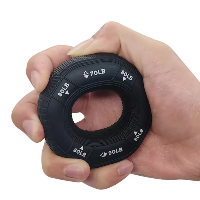 실리콘 그립 강화 링 전문 손 근력 훈련 장비 팔 근육 훈련 그립 강화 볼