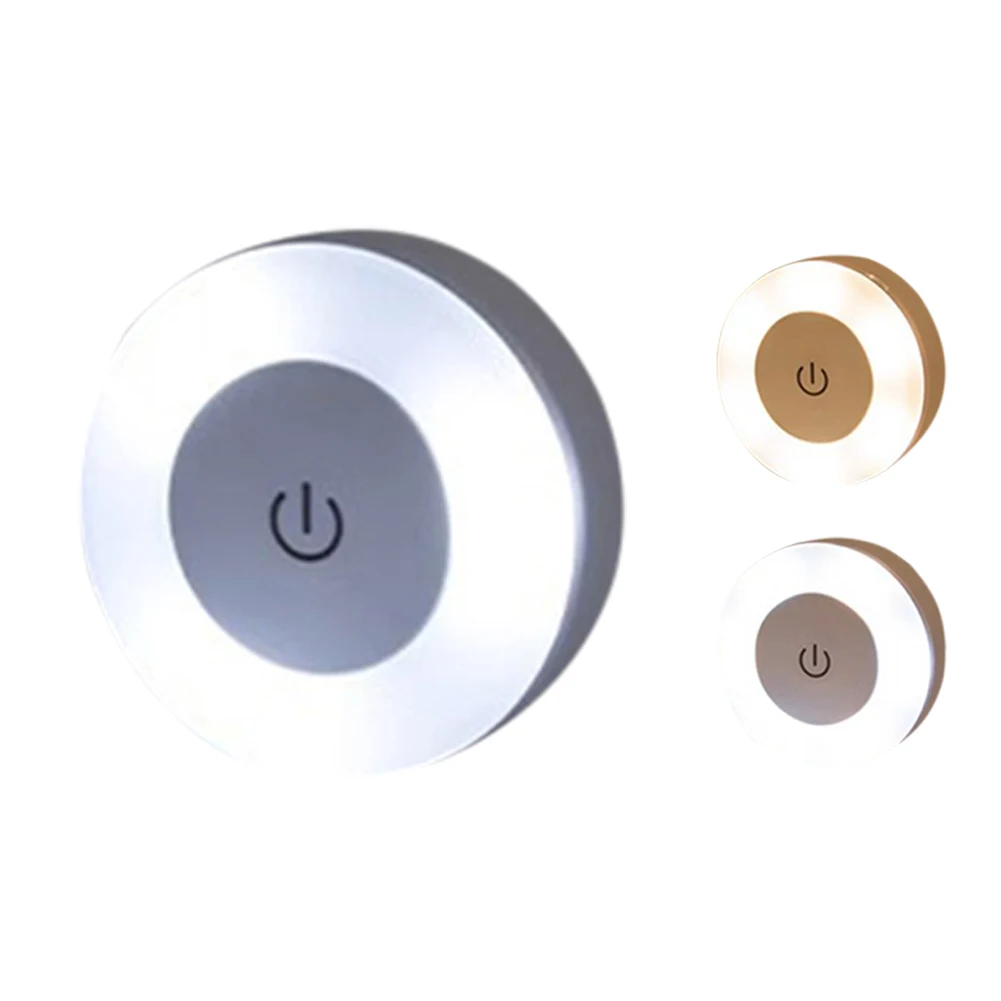 

LED Night Light Wireless Rechargeable Touch Light With Magnetic Dimmable Night Lamp For Closet Cabinet Bathroom Kitchen