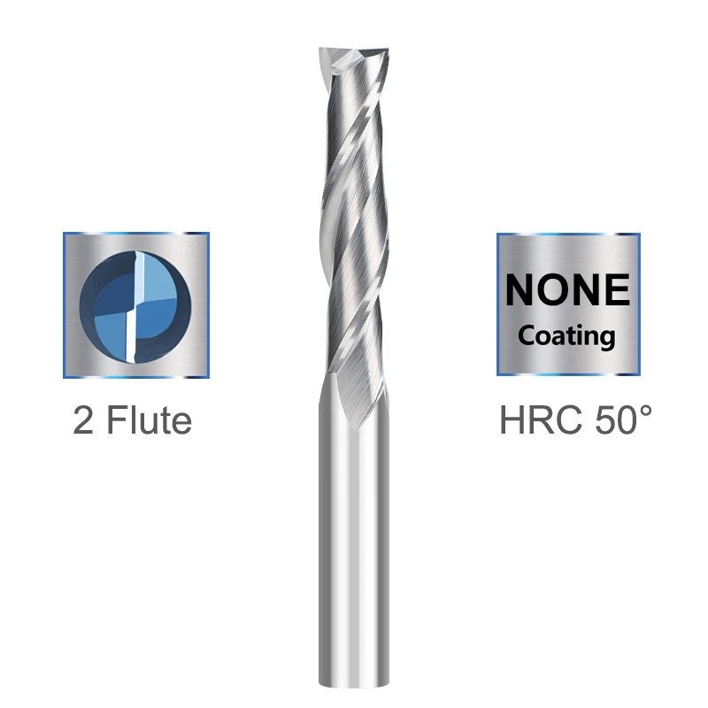 Frese CNC Carburo 3.175mm 5 Pezzi - Frese Spiralate Up/down Cut Per Legno - Foto 9