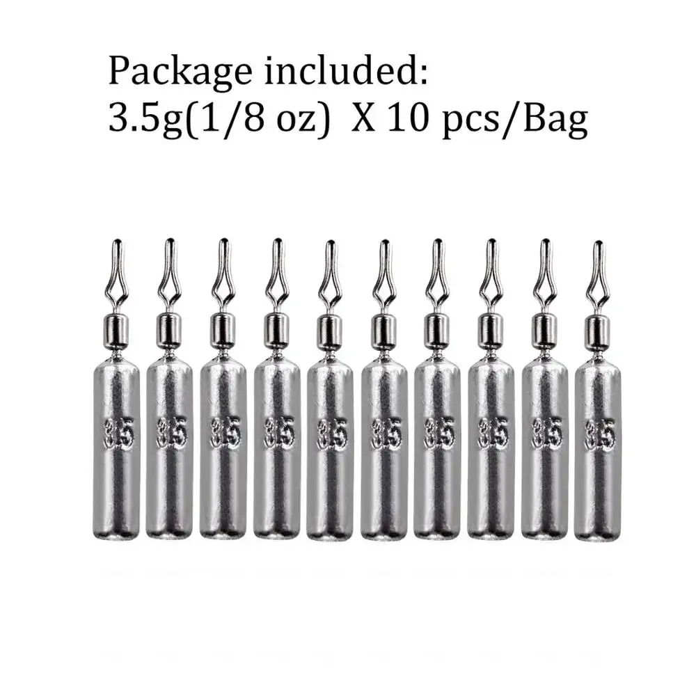 جديد 10 قطعة الصيد ثقالة 3.5 جرام 5 جرام 7 جرام 10...