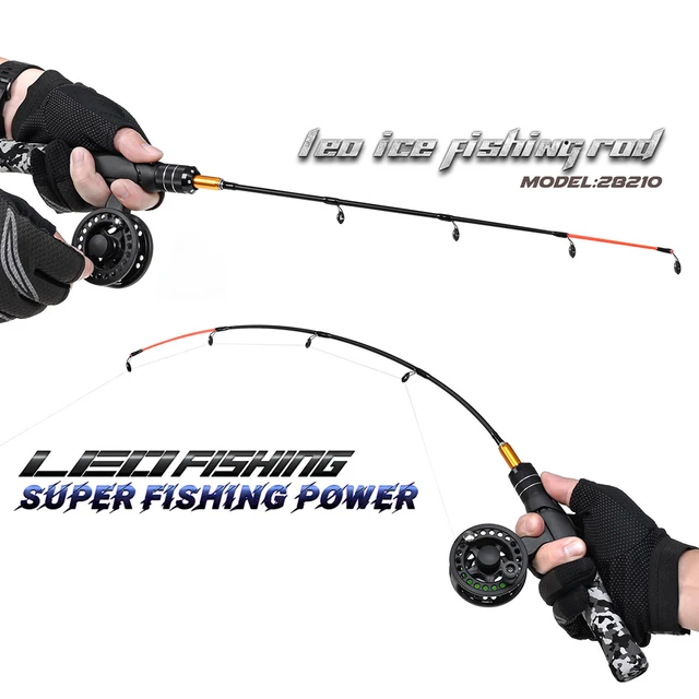 Fishing Pole FRP Fishing Accessories 22.4in Winter Ice Fishing Rod