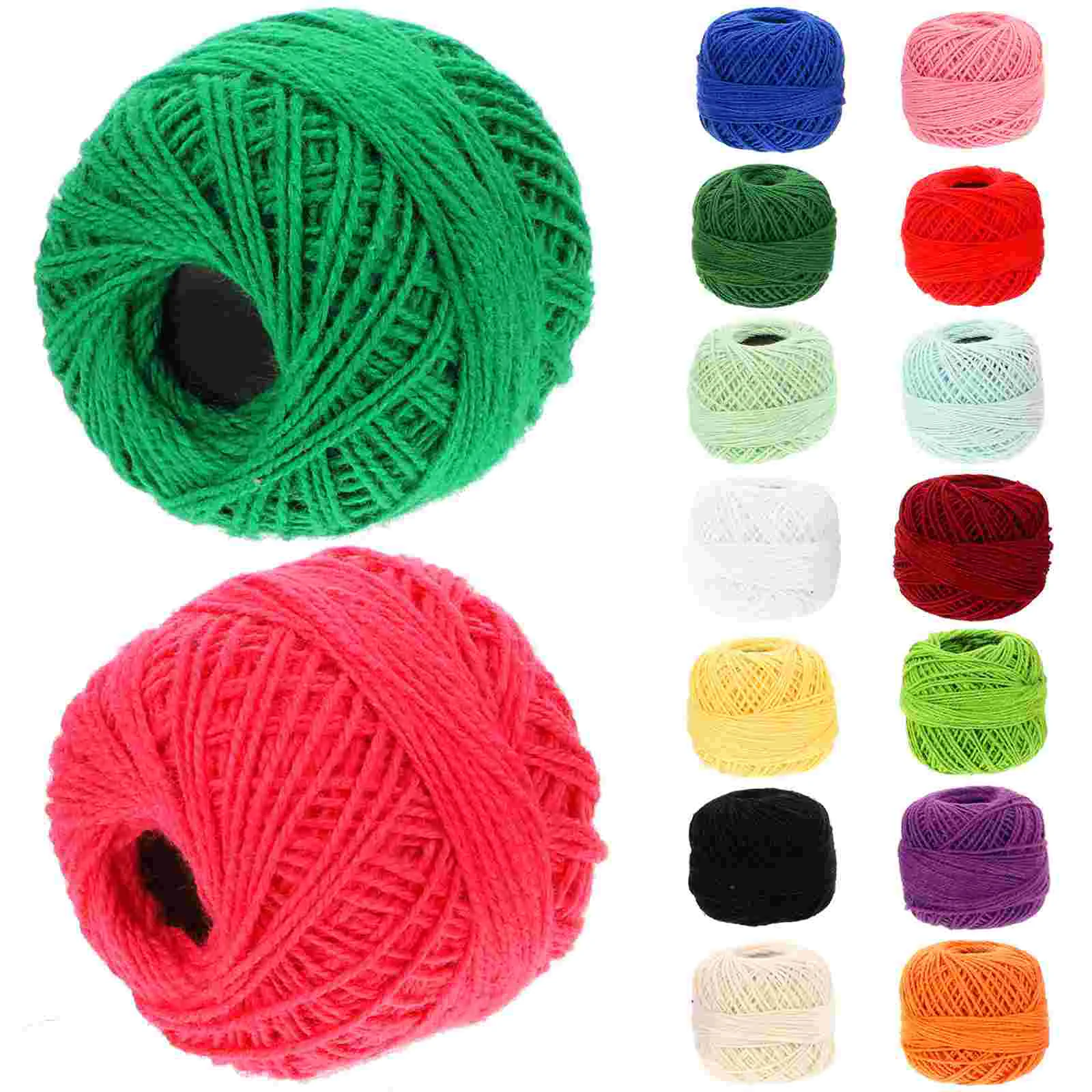 

Rainbow Yarn for Crocheting Cross Stitch Thread Multi-function Embroidery Convenient Floss