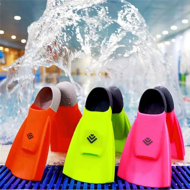 Professional Adult Flexible Comfort TPR Non-Slip Swimming Diving Fins Rubber Snorkeling Swim Flippers Water Sports Beach Shoes