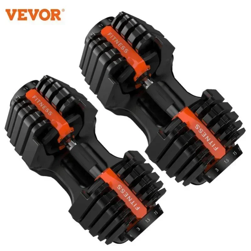 Vevor 24/40 Kg 52.5/90 Libbre Manubri Regolabili Attrezzature Per Il Fitness Allenamento Muscoli Del Braccio Manubri Spedizione Gratuita Bumbell Regol