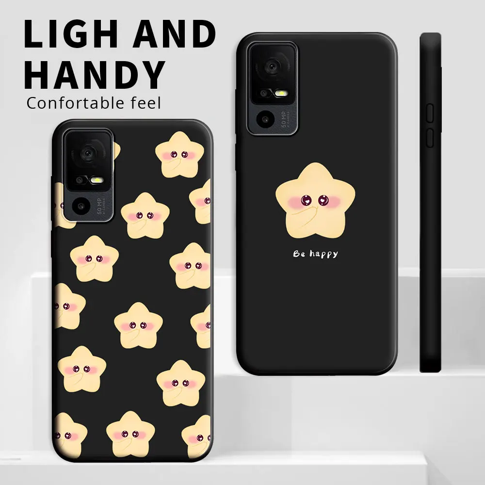 Shockproof Silicone Soft TPU Phone Case - Fashionable Back Cover