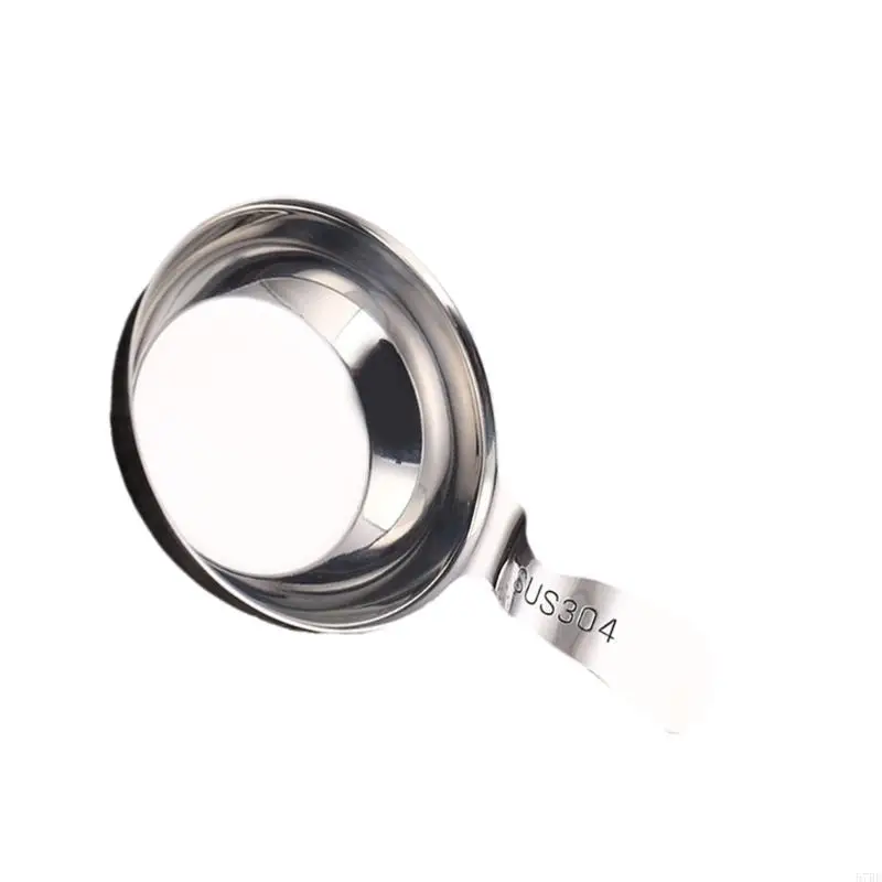 57BE Convenient Stainless Steel Seasoning Dish Sauce Tray Durable Dipping Bowl For Barbecue, Picnics, Or Everyday Use