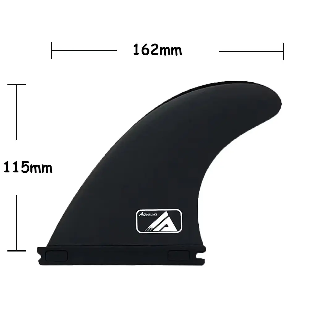 AQUBONA Surf Fin Single Tab & Twin Tabs Fins for Longboard Surfboard Paddleboard Thruster Set 437 Style