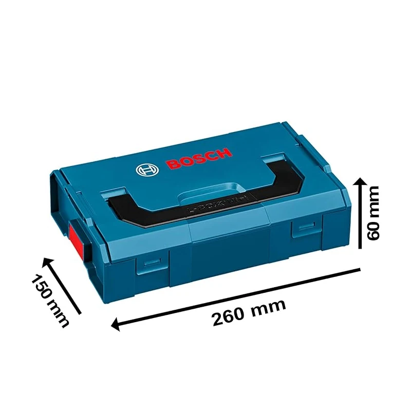 Bosch 1600A007SF L-Boxx Tool Accessories Case Storage Box Durable Parts Stackable Plastic Hard Shell Storage Tool Accessory