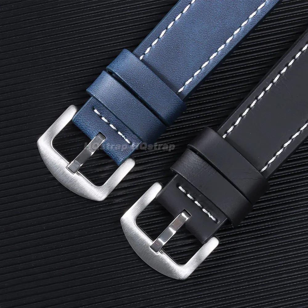 รูปสินค้า สายนาฬิกาวินเทจหนังแท้ สำหรับ Seiko และ Huawei GT2/GT3